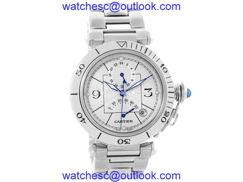 Cartier Pasha W31037H3 Stainless Steel Automatic 38mm Mens Watch Cartier