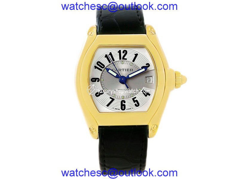 Cartier Roadster W62005V2 18K Yellow Gold 37mm Mens Watch Cartier
