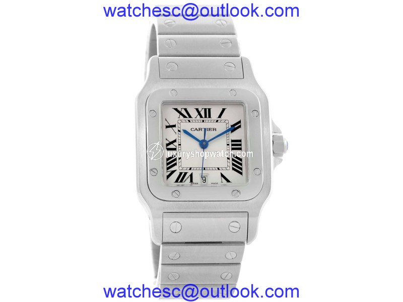 Cartier Santos Galbee W20060D6 Stainless Steel Quartz 29mm Mens Watch Cartier