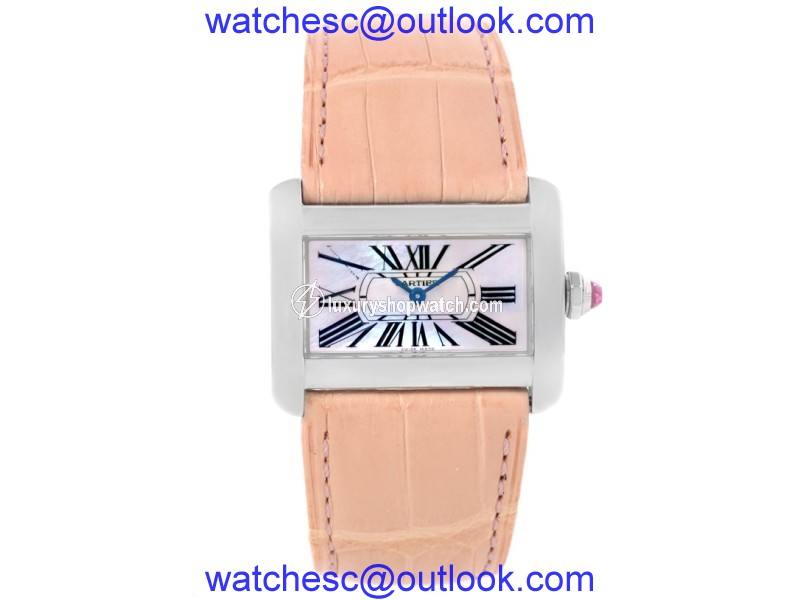 Cartier Tank Divan W6301455 Stainless Steel 25mm Womens Watch Cartier