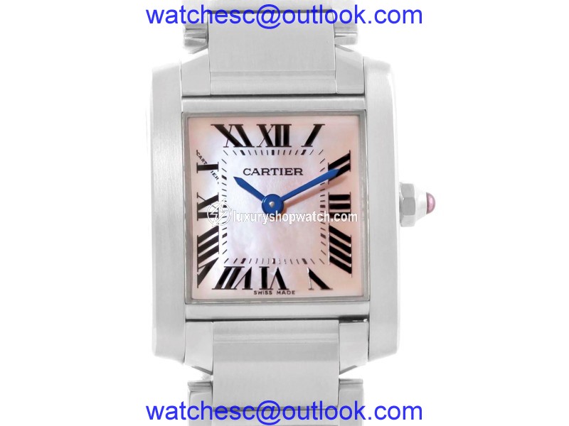 Cartier Tank Francaise W51028Q3 Stainless Steel Quartz 20mm Womens Watch Cartier