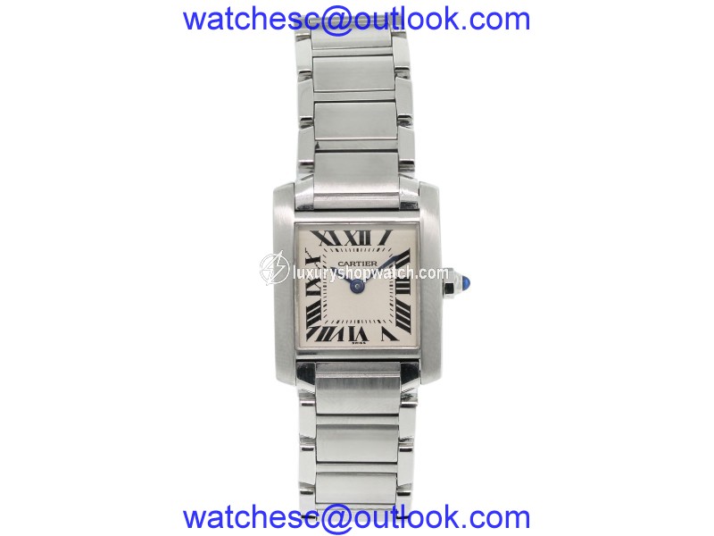 Cartier Tank Francaise W51008Q3 Stainless Steel 20mm Womens Watch Cartier