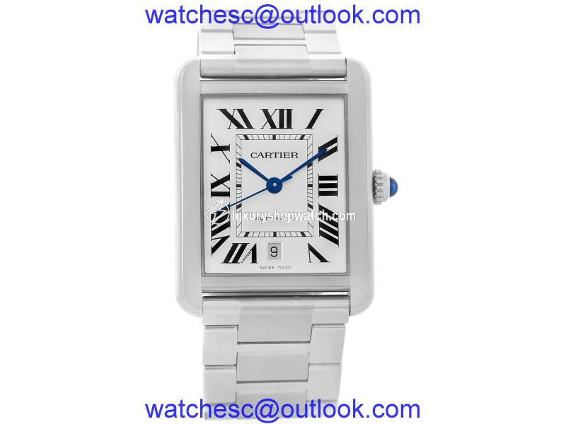 Cartier Tank Solo W5200028 Stainless Steel Automatic 31mm Mens Watch Cartier