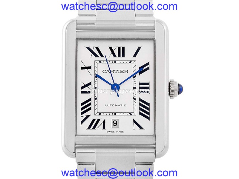 Cartier Tank Solo W5200028 Stainless Steel Automatic 31mm Mens Watch Cartier