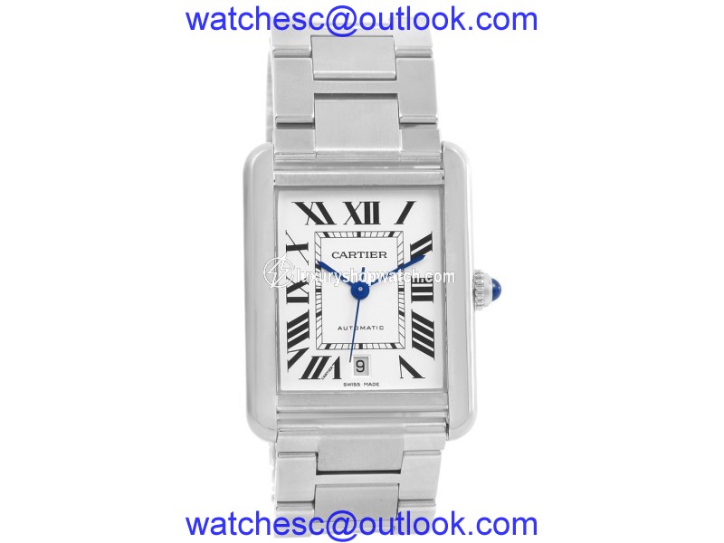 Cartier Tank Solo XL W5200028 Stainless Steel Automatic 31mm Mens Watch Cartier
