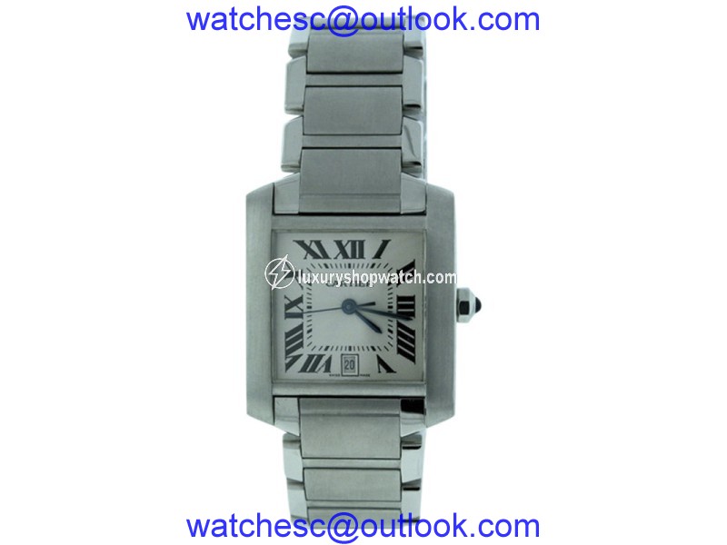 Cartier Tank Francaise Stainless Steel 28mm x 32mm Watch Other
