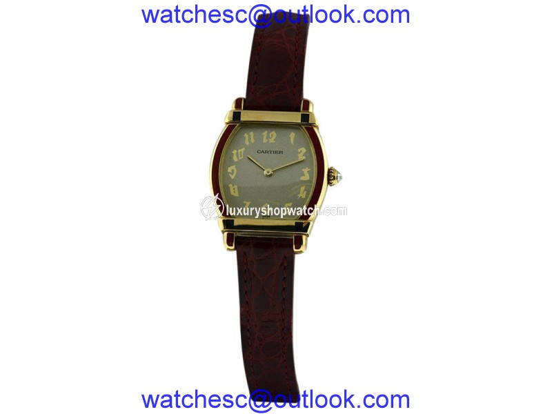 Cartier Tortue Privee Collection 18K Yellow Gold 26mm Watch Cartier
