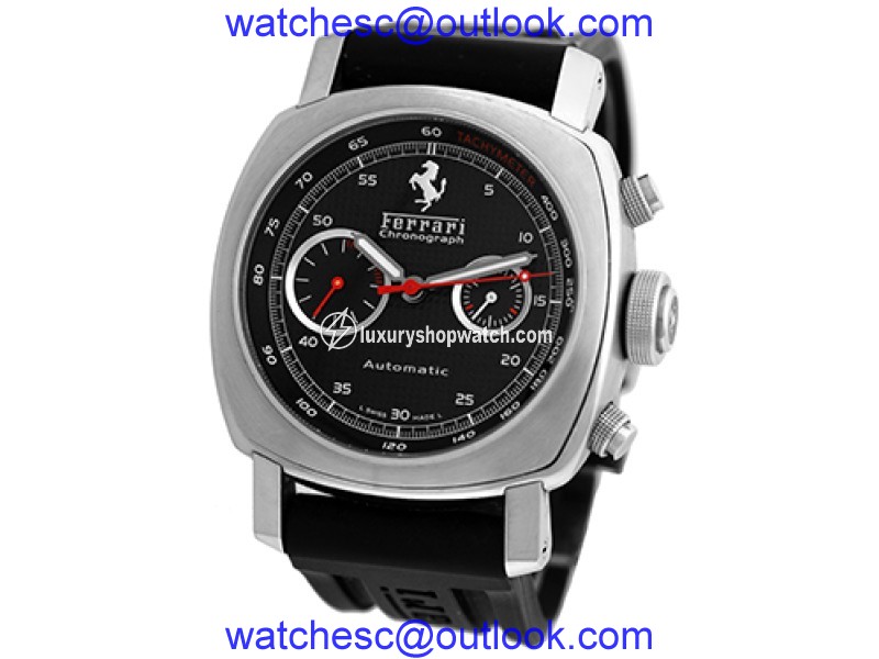 Panerai Ferrari Gran Turismo FER0004 Stainless Steel & Rubber Automatic 45mm Mens Watch Panerai