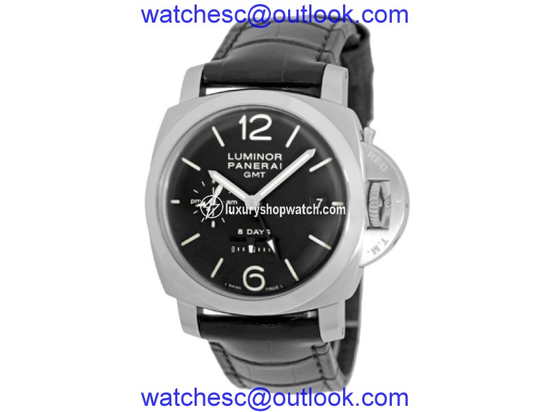 Panerai PAM 233 Luminor Stainless Steel & Leather Manual 44mm Mens Watch Panerai
