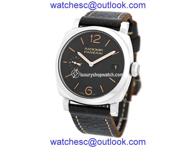 Panerai Radiomir PAM00514 Stainless Steel & Leather Manual 47mm Mens Watch Panerai