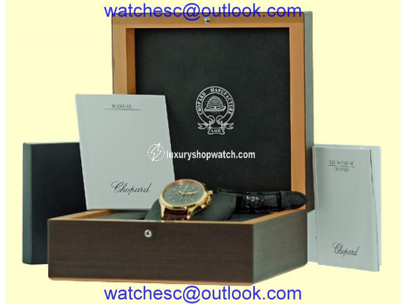 Chopard "Mille Miglia Vintage" 18K Rose Gold Chronograph Watch Chopard
