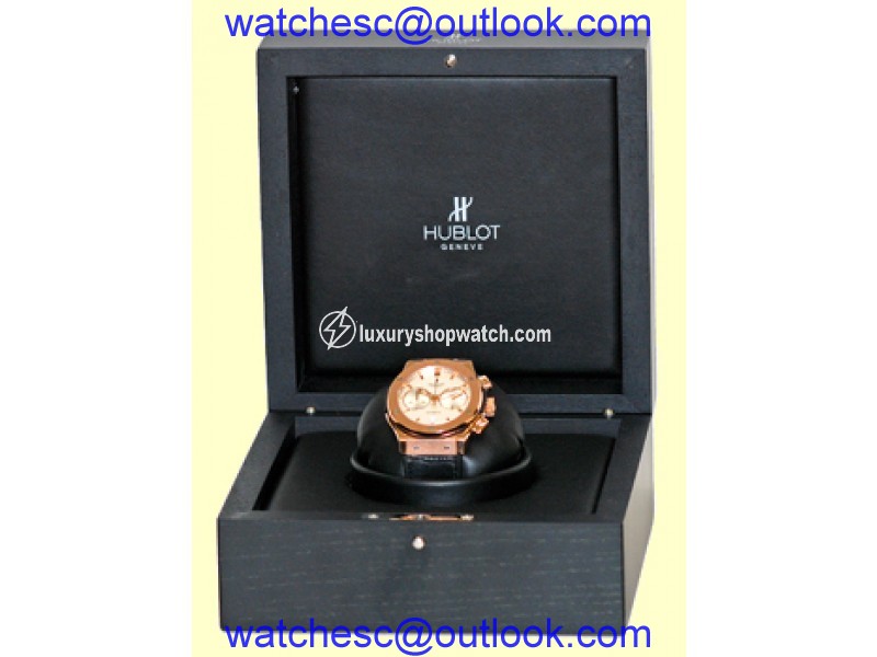 Hublot Classic Fusion 541.OX.1181.LR 18K Rose Gold & Leather 45.5mm Watch Hublot