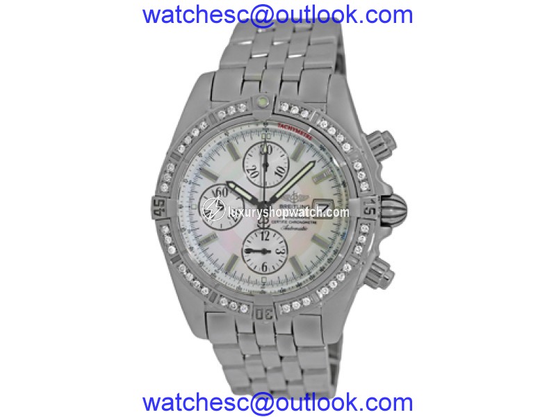 Breitling "Chronomat Evolution" A13356 Stainless Steel Automatic 43.7mm Mens Watch Breitling