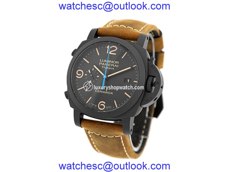Panerai Luminor PAM 580 Black Ceramic Automatic 44mm Mens Watch Panerai