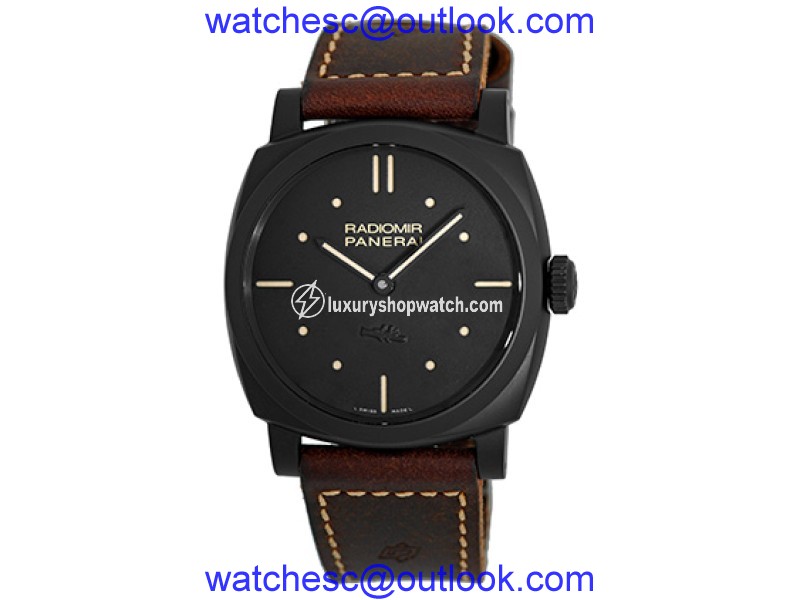 Panerai Radiomir PAM00577 Black Ceramic 48mm Mens Watch Panerai