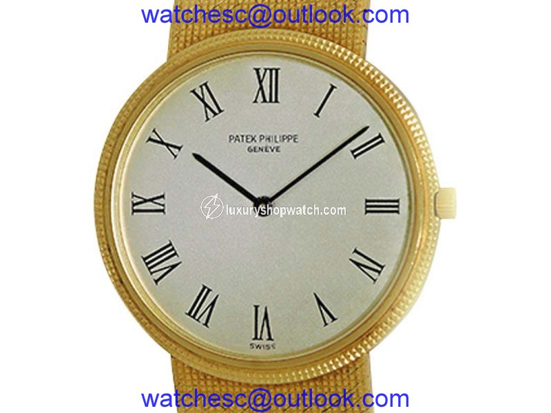Patek Philippe Calatrava 3459 18K Yellow Gold 32mm Mens Watch