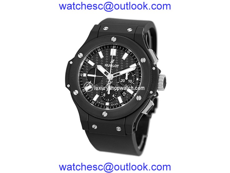 Hublot "Big Bang Black Magic" Chronograph Black Ceramic Mens Watch 44mm Hublot