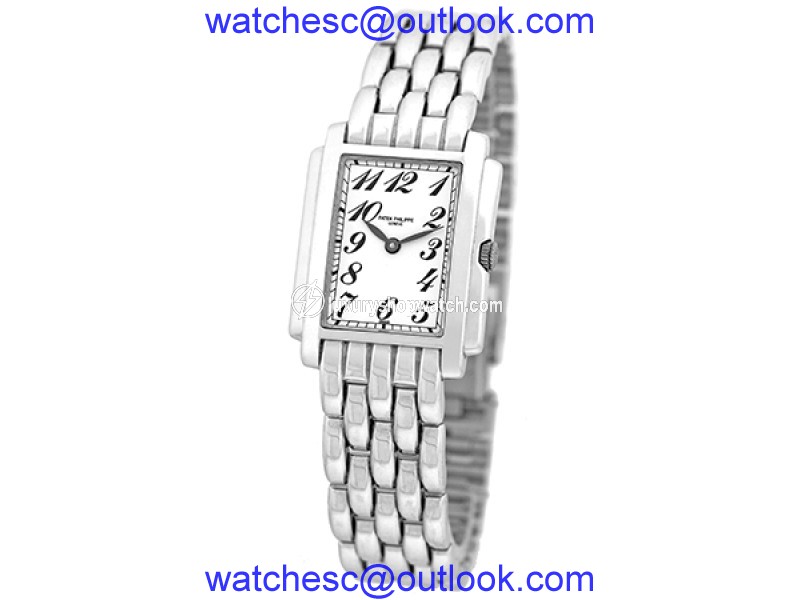 Patek Philippe Gondolo 4824/1 18K White Gold Quartz 22mm Womens Watch Patek Philippe