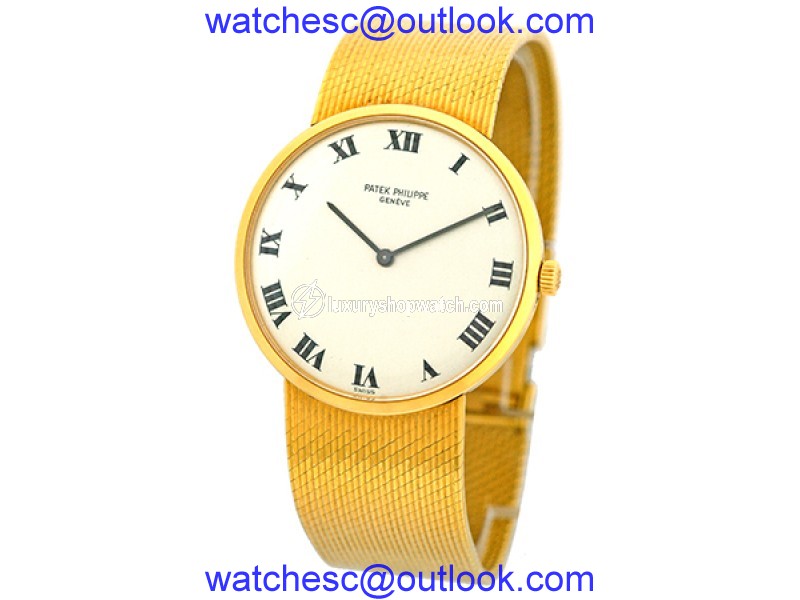 Patek Philippe Calatrava 18K Yellow Gold Vintage 31mm Mens Watch