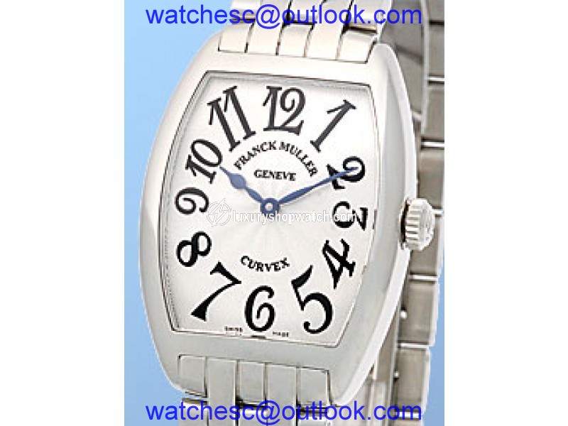 Franck Muller Cintre�� Curvex Stainless Steel Watch Franck Muller