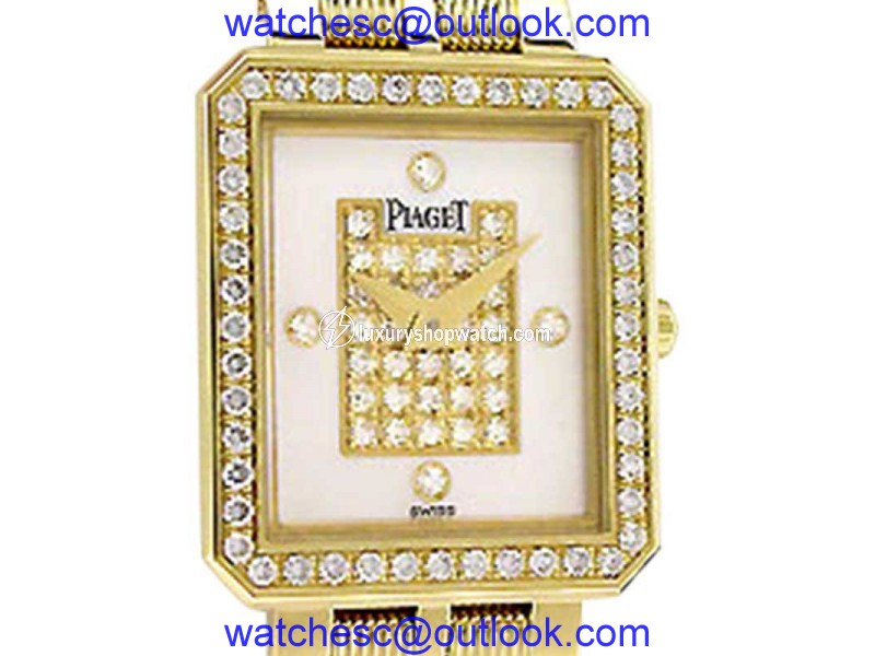 Piaget Diamond "Protocole" 18K Yellow Gold Womens Watch Piaget
