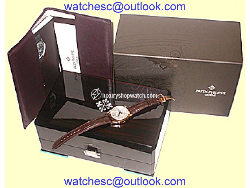 Patek Philippe Annual Calendar 5396 18K Rose Gold Strap Mens Watch Patek Philippe