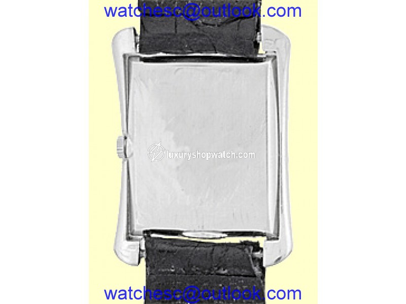 Piaget "Classique Tank" 18K White Gold Mens Strap Watch Piaget