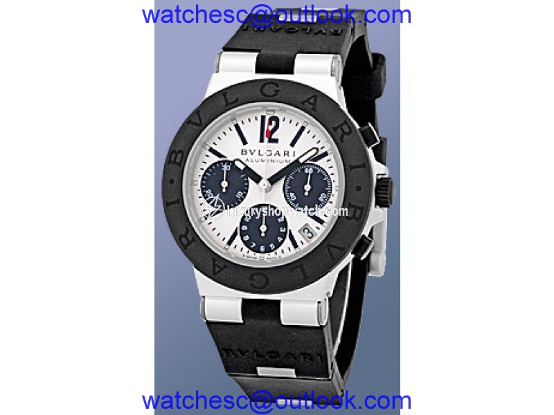Bulgari Diagono Aluminum Chronograph Mens Watch Bulgari