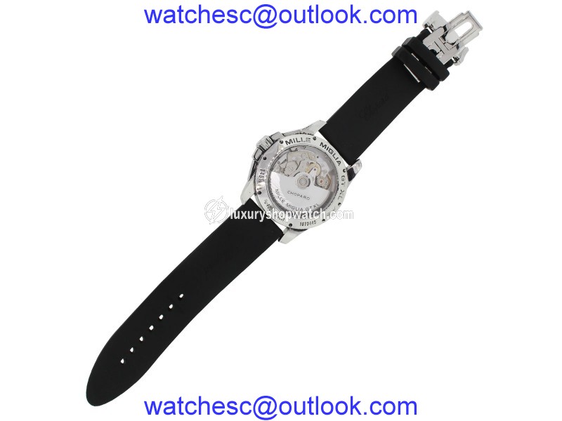 Chopard Two O Ten 8961 Stainless Steel / Leather 39mm Mens Watch