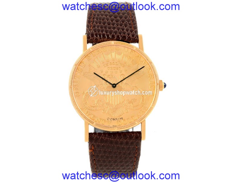 Corum 18K Yellow Gold Manual Vintage 36mm Mens Watch Corum |