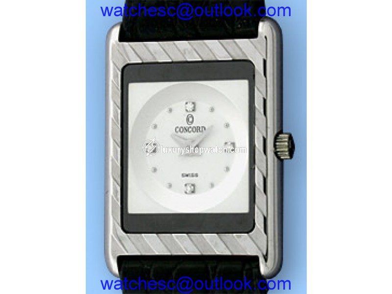 Concord Delirium 60.C1.670 18K White Gold 23mm Strap Watch Concord