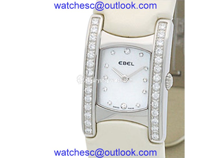 Ebel Stainless Steel Diamond "Beluga Manchette" Womens Watch Ebel