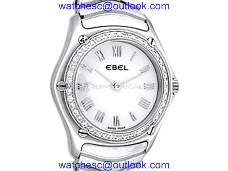 Ebel Classic Wave Stainless Steel Quartz 24mm Womens Watch Ebel