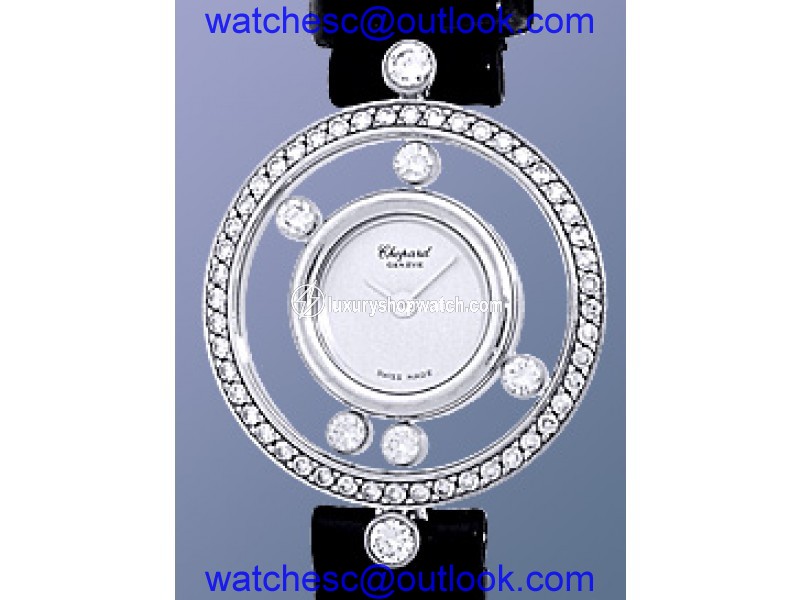 Chopard "Happy Diamond" 18K White Gold Dress Watch Chopard