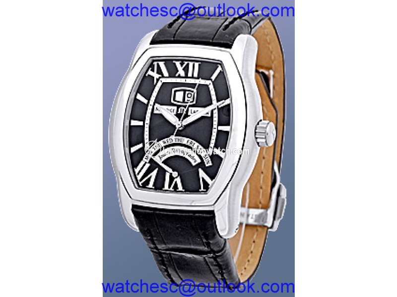 Maurice LaCroix Jours Retrograde Tonneau Stainless Steel Strap Mens Watch Maurice LaCroix