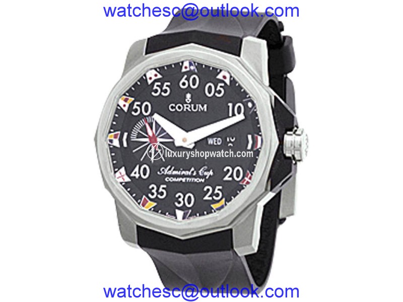 Corum Admirals Cup Tides 48 Titanium Competition Mens Watch Corum