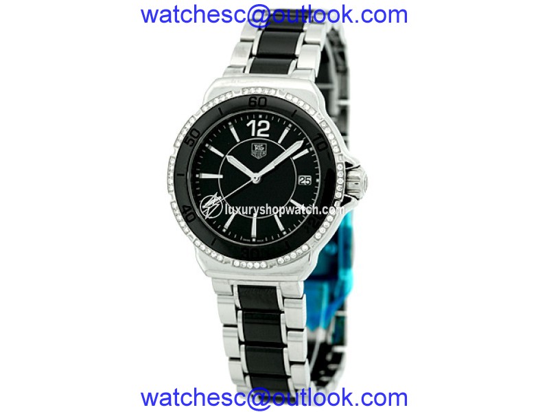 Tag Heuer Formula 1 WAH1212.BA0859 Stainless Steel & Black Ceramic 37mm Womens Watch Tag Heuer
