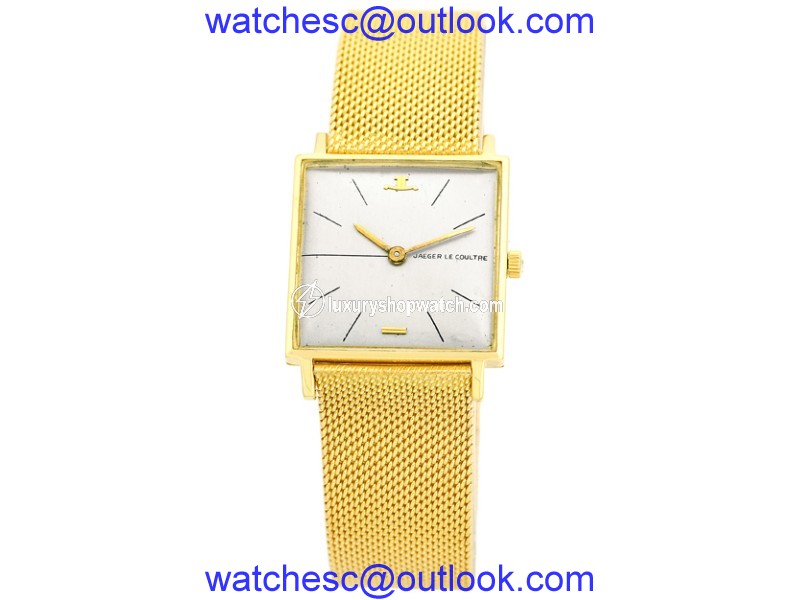 Jaeger-LeCoultre Classique 18K Yellow Gold Vintage 25mm Mens Watch Jaeger-LeCoultre