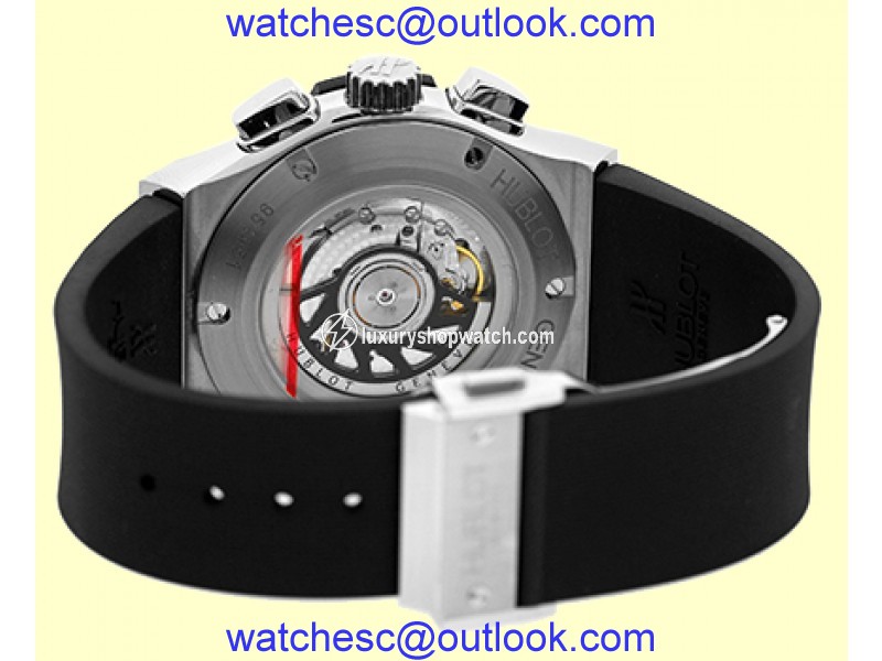 Hublot "Classic Fusion" Chronograph Titanium & Stainless Steel Mens Strap Watch Hublot