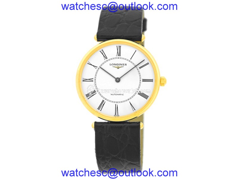Longines La Grande Classique L4.738.6.11.2 18K Yellow Gold Automatic 34mm Watch Longines