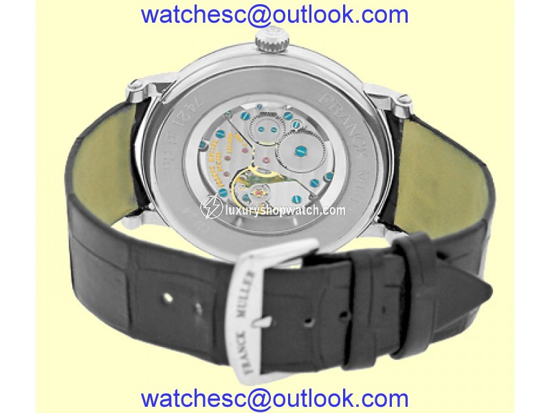 Franck Muller "Liberty" Stainless Steel Mens Strap Watch Franck Muller