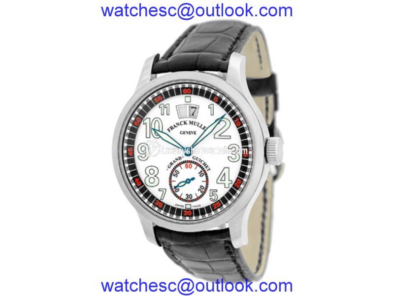 Franck Muller "Transamerica Grande Guichet" Stainless Steel Strap Watch Franck Muller