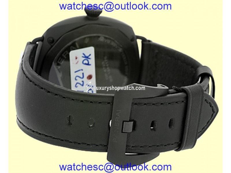 Panerai "Radiomir Black Seal" Ceramic Black PVD Finish Strapwatch Panerai