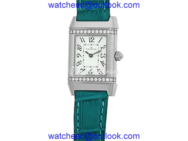 Jaeger LeCoultre Diamond Reverso Florale 265.81.30 Stainless Steel Womens Watch Jaeger LeCoultre