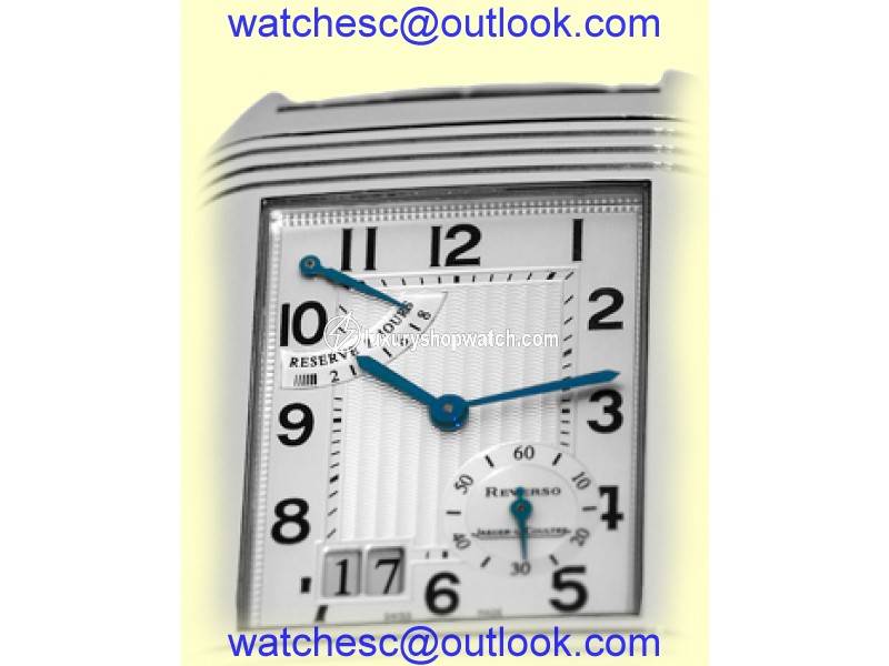 Jaeger LeCoultre "Grande Reverso Big Date" Stainless Steel Mens Watch Jaeger LeCoultre