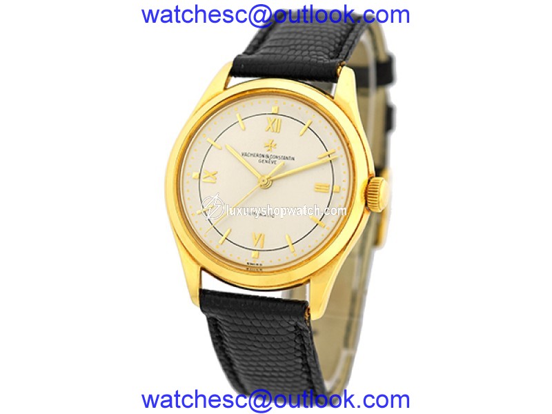 Vacheron Constantin Classique Automatic 18K Yellow Gold Strap Vintage Mens Watch| Vacheron Constantin