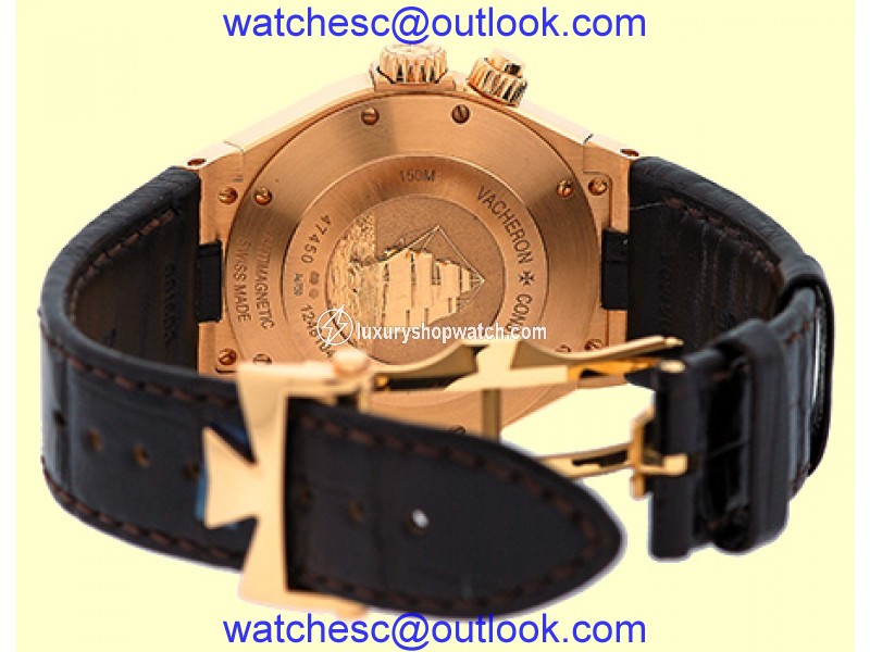 Vacheron Constantin "Overseas Dual Time" 18K Rose Gold Strapwatch Vacheron Constantin