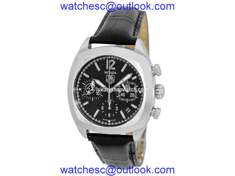 Tag Heuer "Monza" Automatic Chronograph Stainless Steel Strapwatch Tag Heuer
