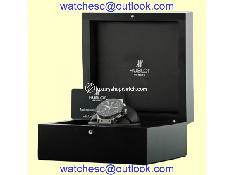 Hublot "Big Bang" Stainless Steel & Ceramic Chronograph Watch Hublot