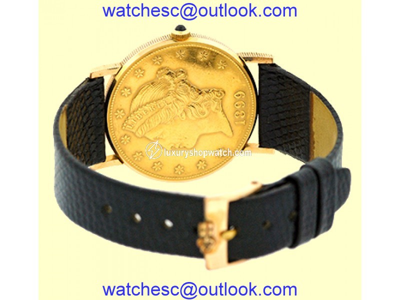 Corum 1899 U.S. $20 Coin 18K Yellow Gold Watch Corum